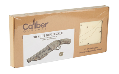 Caliber Gourmet Wood Shotgun Puzzle, Brown — photo 2