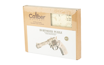 Caliber Gourmet Wood Revolver Puzzle, Brown — photo 2