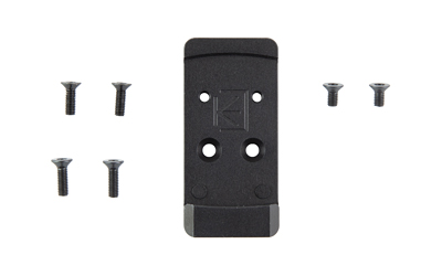Calculated Kinetics DOGTAG Optic Plate, Holosun K/RMSc Footprint, Fits GLOCK M.O.S. Models (Not 43X), Anodized Finish, Black