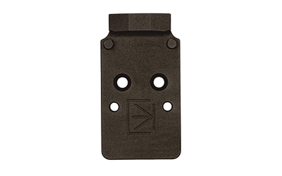 Calculated Kinetics DOGTAG Optic Plate, For Trijicon RMR, Fits Walther PDP 2.0 and F Series, Anodized Finish, Black