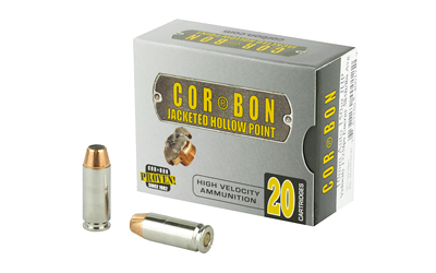 Corbon Ammo Self Defense, 10MM, 150 Grain, Jacketed Hollow Point, 20 Round Box