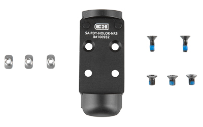 C&H Precision V4, Optic Mounting Plate, For Prodigy to Holosun 407K/507K, Matte Finish, Black