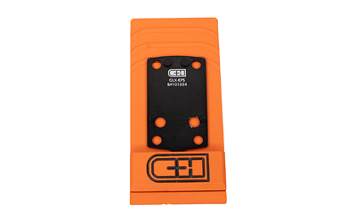C&H Precision V4, Optic Mounting Plate, Fits Glock 43x/48 MOS to Holosun EPS/EPS Carry, Anodized Finish, Black, Includes Mounting Hardware