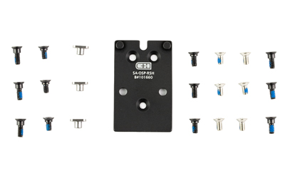 C&H Precision XD OSP, Optic Mounting Plate, Fits Springfield Armory XDM to RMR/407C/507C, Anodized Finish, Black