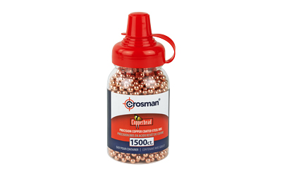 Crosman Copperhead .177 BB, 1500 BB's Per Bottle, Plastic Bottle