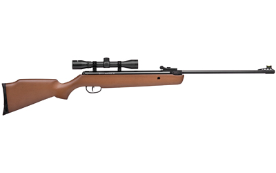 Crosman Vantage NP, Air Rifle, .177 Pellet, Brown Finish, Wood Stock, Break Barrel, Hunting Rifle, Fiber Optic Front Sight and Adjustable Rear Sight