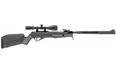 Crosman Mag Fire Rifle, Air Rifle, 22 Pellets, 975 Feet Per Second, 15" Barrel, Synthetic Stock, 10Rd, Black/Gray
