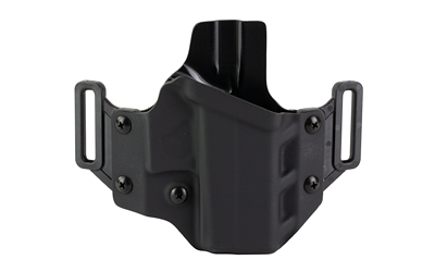Crucial Concealment Covert OWB, Outside Waistband Holster, Right Hand, Kydex, Black, Fits Glock 43/43X