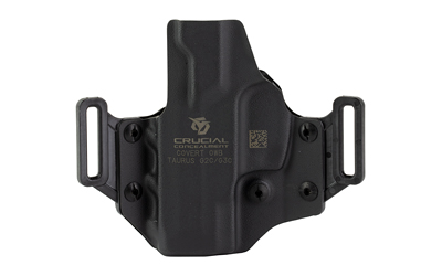 Crucial Concealment Covert OWB, Outside Waistband Holster, Right Hand, Kydex, Black, Fits Taurus G3C/G2C — photo 2