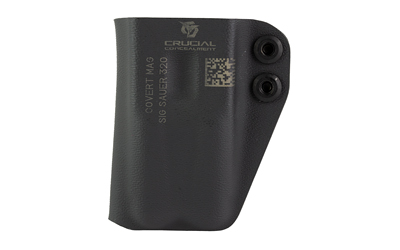 Crucial Concealment Covert Mag, Magazine Pouch, Ambidextrous, Fits Sig Sauer P320 Magazines, Kydex Construction, Black — photo 2