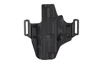 Crucial Concealment Covert, OWB, Outside Waistband Holster, Right Hand, Kydex, Black, Fits SIG SAUER P220, P226, P229 — photo 2