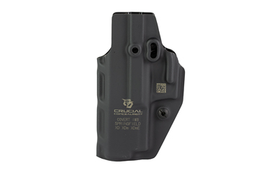Crucial Concealment Covert IWB, Inside Waistband Holster, Ambidextrous, Kydex, Black, Fits Springfield XD/XDm/XDmE 3-4 — photo 2