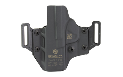 Crucial Concealment Covert OWB, OWB Holster, Right Hand, Fits Springfield Armory Hellcat Pro, Matte Finish, Black — photo 2