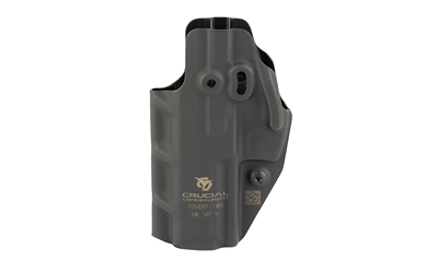 Crucial Concealment Covert IWB, Inside Waistband Holster, Ambidextrous, Kydex, Black, Fits HK VP9 — photo 2