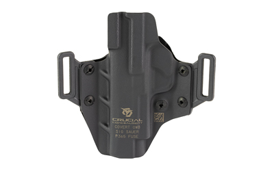 Crucial Concealment Covert Outside the Waistband, OWB Holster, Right Hand, Fits Sig P365 Fuse, Kydex Construction, Matte Finish, Black — photo 2
