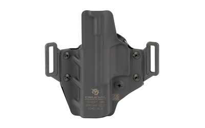Crucial Concealment Covert OWB, Holster, Right Hand, Kydex, Black, Fits Springfield Echelon 4.0C