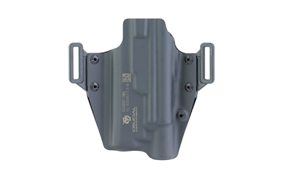Crucial Concealment Universal Light Holster, Outside Waistband, Right Hand, Kydex, Matte Finish, Black — photo 2
