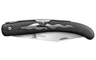Cold Steel Kudu Lite, Folding Knife, Silver, Plain Edge, Clip Point, 4.25" Blade, Stonewashed Finish, 5Cr15MoV, Black Handle — photo 2