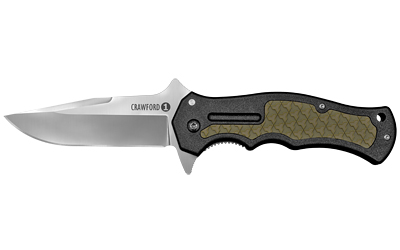 Cold Steel Crawford Model 1, Folding Knife, 4034SS Steel, Plain Edge, 3.5" Blade
