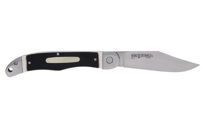 Cold Steel Ranch Boss II, Folding Knife, 4" Clip Point Blade, 9.25" Overall Length, SK-5 Blade Steel, Plain Edge, Satin Finish, Silver — photo 2