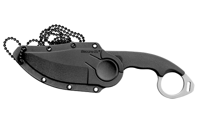 Cold Steel Double Agent, Fixed Blade Knife, AUS 8A/Polished, Plain, Clip Point, Includes Secure-Ex Sheath, 3", AUS 8A/Black G10, Blister — photo 2