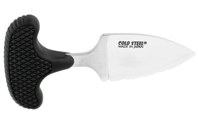 Cold Steel Urban Pal, Fixed Blade Knife, 1.5" Blade Drop Point, 3/4 Serrated Edge, AUS 8A/Polished, Black Kraton, Includes Secure-Ex Sheath — photo 2