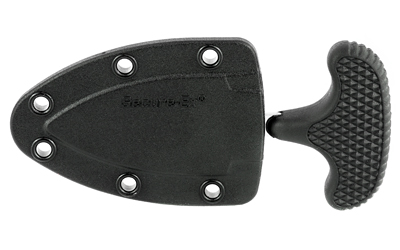 Cold Steel Urban Pal, Fixed Blade Knife, 1.5" Blade Drop Point, 3/4 Serrated Edge, AUS 8A/Polished, Black Kraton, Includes Secure-Ex Sheath — photo 3
