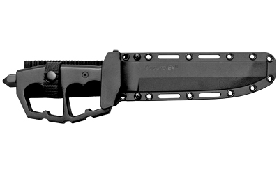 Cold Steel Chaos Double Edge, Fixed Blade Knife, 7.5" Blade, Plain Edge, SK-5 High Carbon Steel, Includes Secure-Ex Sheath — photo 2
