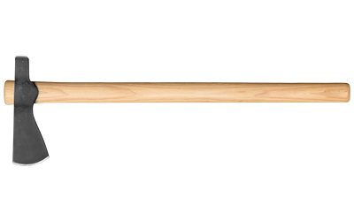 Cold Steel Trail Hawk, Axe, Silver, Plain Edge, 1055 Carbon, 22" Natural Wood Handle