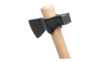 Cold Steel Trail Hawk, Axe, Silver, Plain Edge, 1055 Carbon, 22" Natural Wood Handle — photo 3