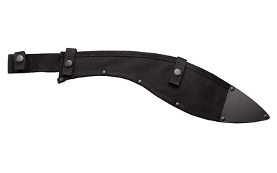 Cold Steel Kukri, Machete, 13" Machete, Machete, Plain Edge, 1055 Carbon/Black, Polypropylene/Black, Includes Cordura Sheath — photo 2