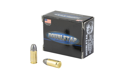 DoubleTap Ammunition Hardcast Solid, 9MM+P, 130 Grain, Hardcast Solid Flat Nose, 20 Round Box