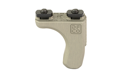 Die Free Co Full Stop, Foregrip, Clear Anodized Finish, Gray, Fits M-LOK — photo 2