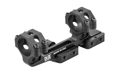 DLOC Precision Cantilever Scope Mount, 30mm, 1.53" Height, Hardcoat Anodized Finish, Black, Fits Picatinny