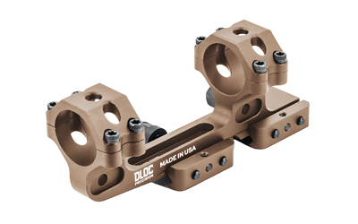 DLOC Precision Cantilever Scope Mount, 30mm, 1.63" Height, Hardcoat Anodized Finish, Tan, Fits Picatinny — photo 2