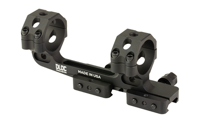 DLOC Precision Cantilever Scope Mount, 34mm, 1.53" Height, Hardcoat Anodized Finish, Black, Fits Picatinny — photo 2