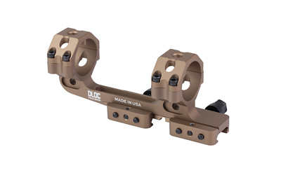 DLOC Precision Cantilever Scope Mount, 34mm, 1.53" Height, Hardcoat Anodized Finish, Tan, Fits Picatinny — photo 2