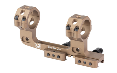 DLOC Precision Cantilever Scope Mount, 34mm, 2.05" Height, Hardcoat Anodized Finish, Tan, Fits Picatinny — photo 2