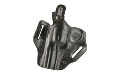 DeSantis Gunhide Thumb Break Scabbard Belt Holster, Fits 3" Colt Python, 3" Ruger GP100, 2 1/2-3" S&W L Frame, Right Hand, Black Leather — photo 2