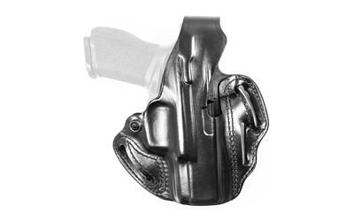 DeSantis Gunhide THUMB BREAK SCABBARD, OWB Holster, Fits Springfield Echelon 4" With or Without Optic, Leather Construction, Right Hand, Black