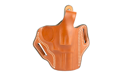 DeSantis Gunhide 001, Thumb Break Scabbard, Belt Holster, 2 Belt Slots, No Tension Screw, Fits 3" S&W N Frame 24, 624, 629, Right Hand, Tan Leather