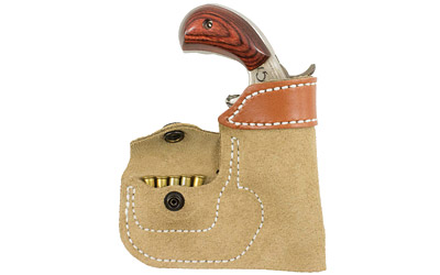 DeSantis Gunhide North American Arms Pocket Holster, Fits North American Arms with 1" - 1 1/8" Barrel, Ambidextrous, Ammo Pouch, Leather Material — photo 2