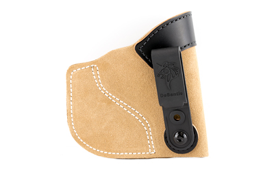 DeSantis Gunhide Pocket-Tuk Pocket Holster, Fits J-Frame 2.25", Bodyguard .38, Ruger LCR, Right Hand, Tan Leather — photo 2