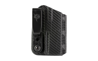 DeSantis Gunhide Slim-Tuk, Inside Waistband Holster, Fits Sig Sauer P365-XMACRO, Ambidextrous, Carbon Fiber Exterior Finish, Blue Kydex Interior