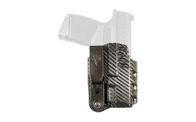 DeSantis Gunhide Slim-Tuk, Inside Waistband Holster, Fits Springfield Hellcat, Ambidextrous, Carbon Fiber Exterior Finish, Blue Kydex Interior