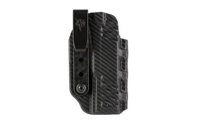 DeSantis Gunhide Slim-Tuk, Inside Waistband Holster, Fits Glock 17/19, Ambidextrous, Carbon Fiber Exterior Finish, Blue Kydex Interior