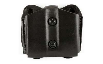 DeSantis Gunhide Double Magazine Pouch, Fits 9MM, Ambidextrous, Black