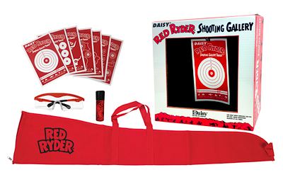 Daisy Red Ryder Starter Kit, BB, Includes Red Ryder Gun Sleeve, Shooting Glasses, 350 BBs, Red Ryder Shooting Game, and Red Ryder Paper Targets