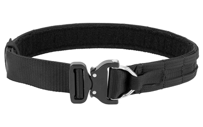 Eagle Industries Operator Gun Belt, Cobra Buckle w/D-Ring Attachment, Two Rows of Molle, Medium 34"-39", Black