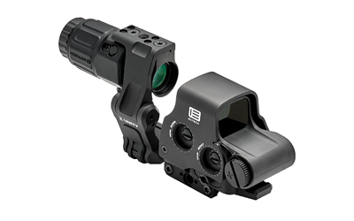 EOTECH HHS1 FTCU, Holographic Sight, Red 68 MOA Ring with 1 MOA Dot Reticle, Matte Finish, Black, Includes G33 3X Magnifier — photo 2